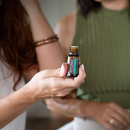 Woman holding SuperMint